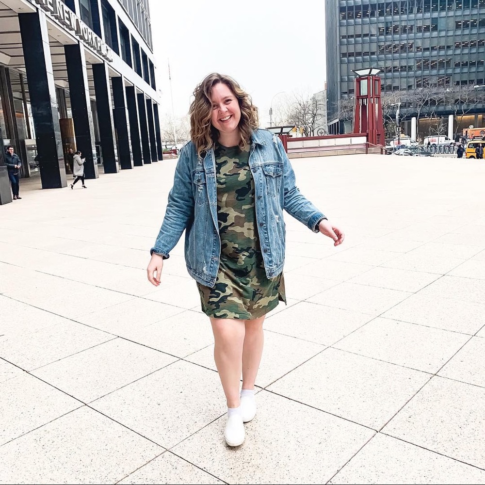 Camo T-shirt Dress